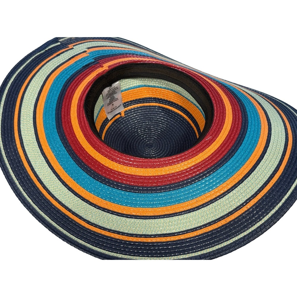 Sombrero Sun Hat Women's Colombiano Floppy Cruise Summer Boho Gypsy - Picture 4 of 8